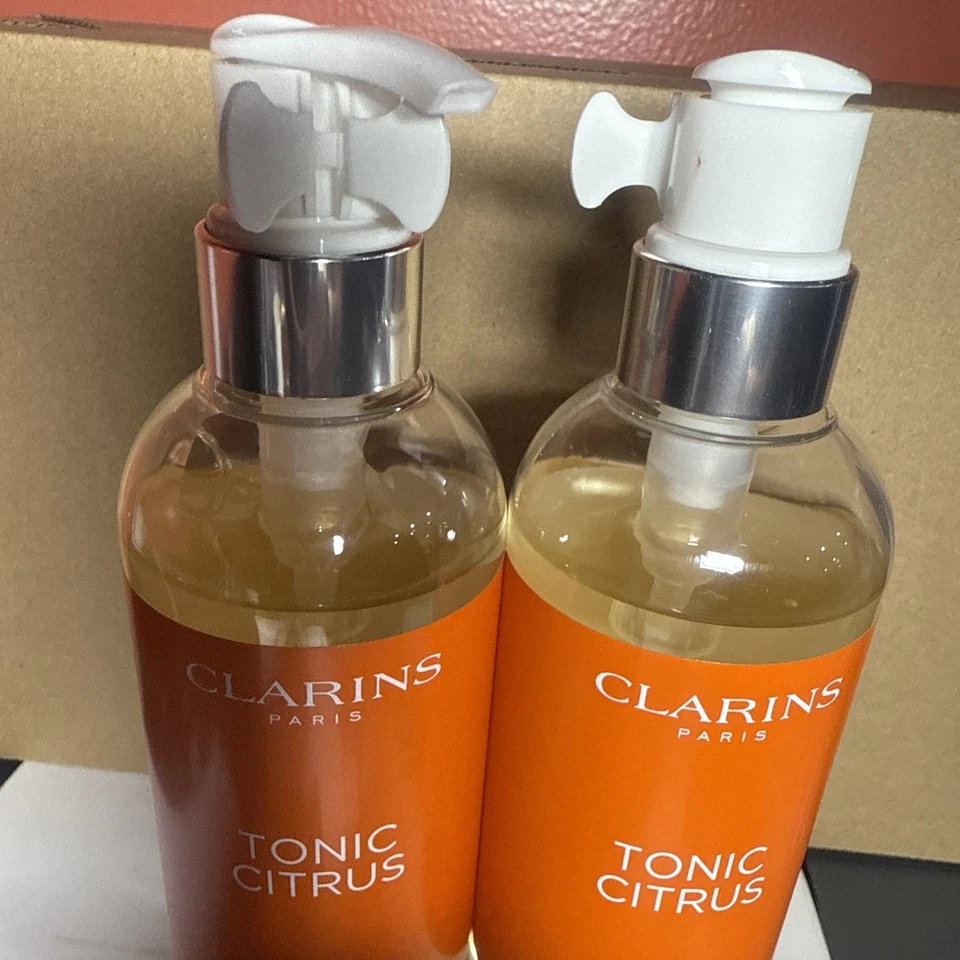 2-PACK CLARINS Tonic Citrus FOAMING GEL Shower Gel, 10 fl oz / 300Ml each - Image 3 of 4