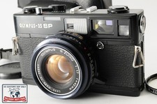  N Mint /Case  Olympus 35SP Black Rangefinder film camera G. Zuiko 42mm f/1.7