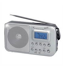 NEW Supersonic SC-1091 4 Band AM/FM/SW1-2 PLL Radio - LCD Display Headphone 2 x