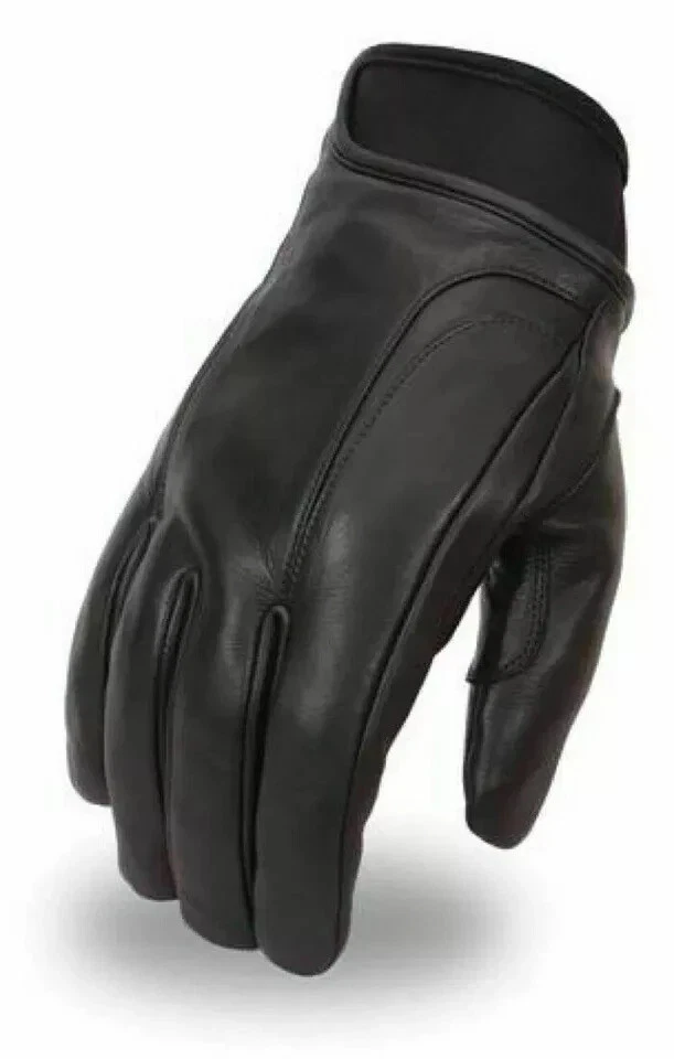SHADOW - MEN'S MOTORCYCLE LEATHER GLOVES FI158GEL SIZE XL