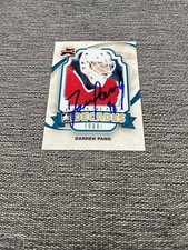 DARREN PANG AUTOGRAPH 2012 IN THE GAME CARD