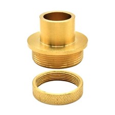 19664 51/64" Brass Router Template Guide with Lock Nut Replaces OEM# 42042