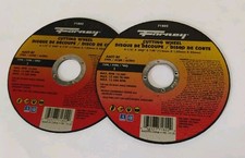 2 Pack. Forney Cut Off Discs 4.5" x .040" x 7/8 Inch Arbor