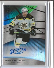 2019-20 Upper Deck SP Game Used Black Rainbow 3/5  Auto Brad Marchand #44 SSP