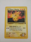 Pokemon Gym Challenge Lt. Surge's Pikachu 84/132 Common Light Play Free Shipping