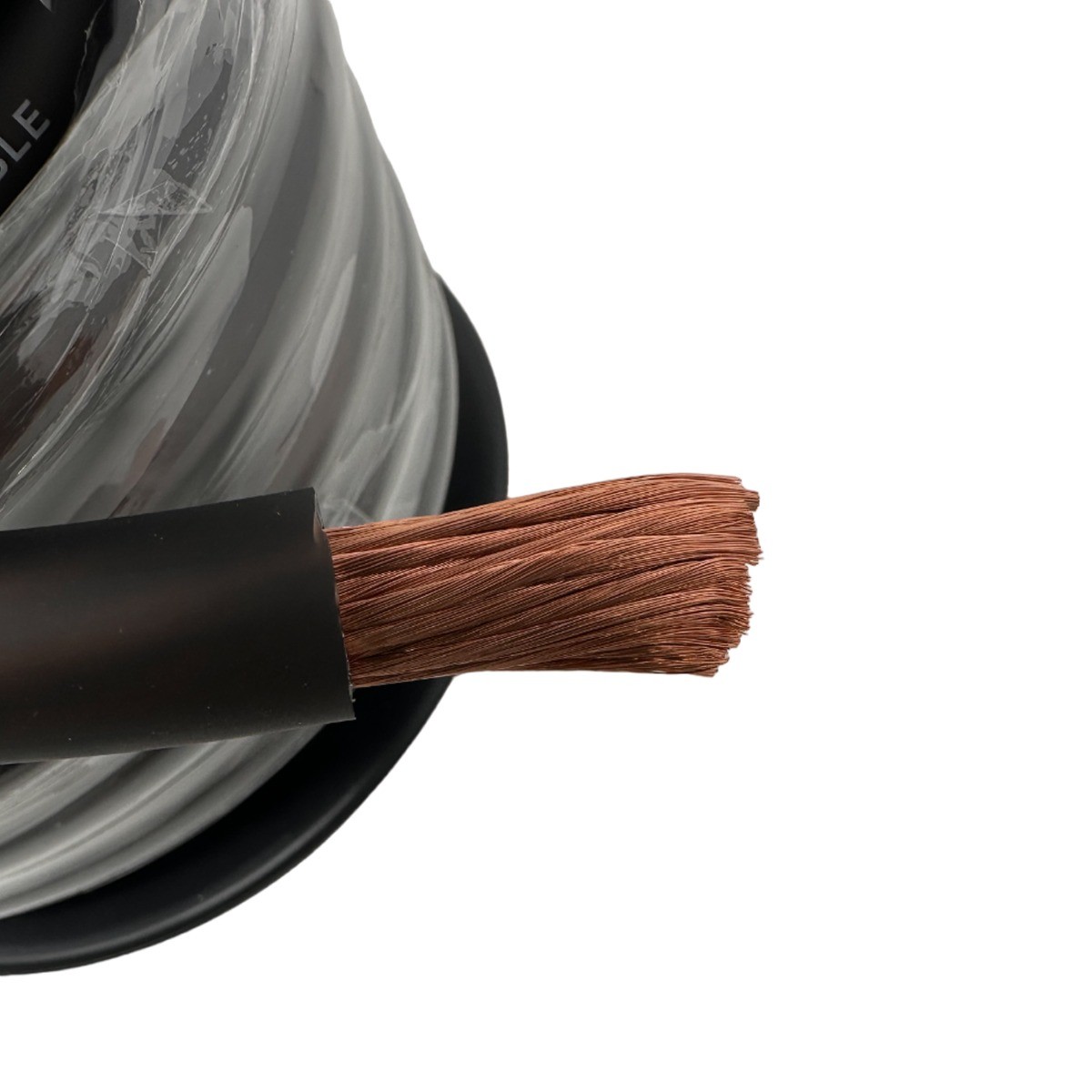 Bass Rockers 0 AWG 25 Feet OFC 100% Copper Power Cable Black Ground