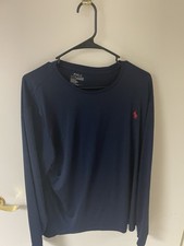 Polo Ralph Lauren Performance Classic Fit Navy Blue shirt Size XL