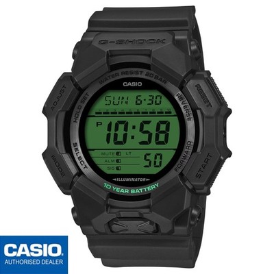 CASIO GD-010BEG-1ER GD-010BEG-1E G-SHOCK Black and Electro Green Negro HOMBRE