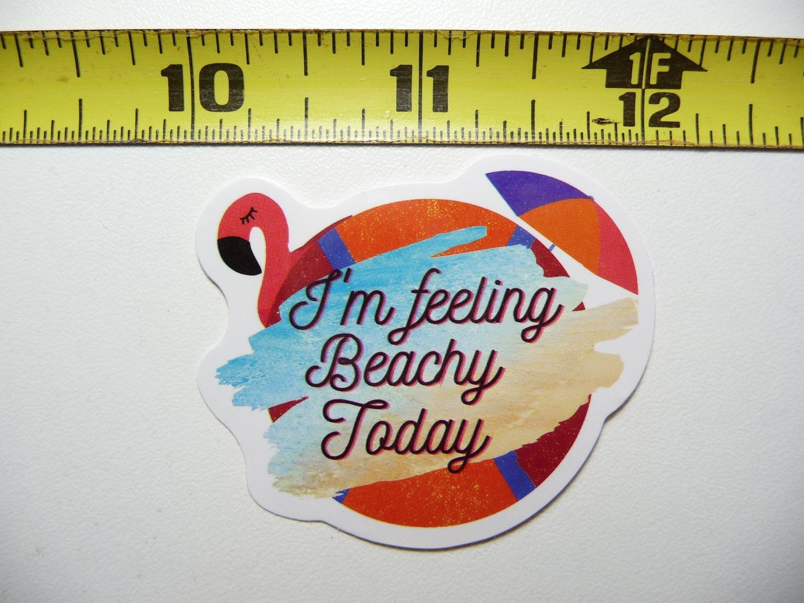 Beachy Tropical Vacation Sticker Decal for Travel Lovers