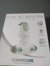 Conair BTS7 Dual Jet Bath Spa Portable Bath Spa w Jets Bubbles Massage Tested