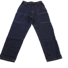 365 Kids from Garanimals Boys Jeans Size 8 Dark Wash Denim Utility Pockets