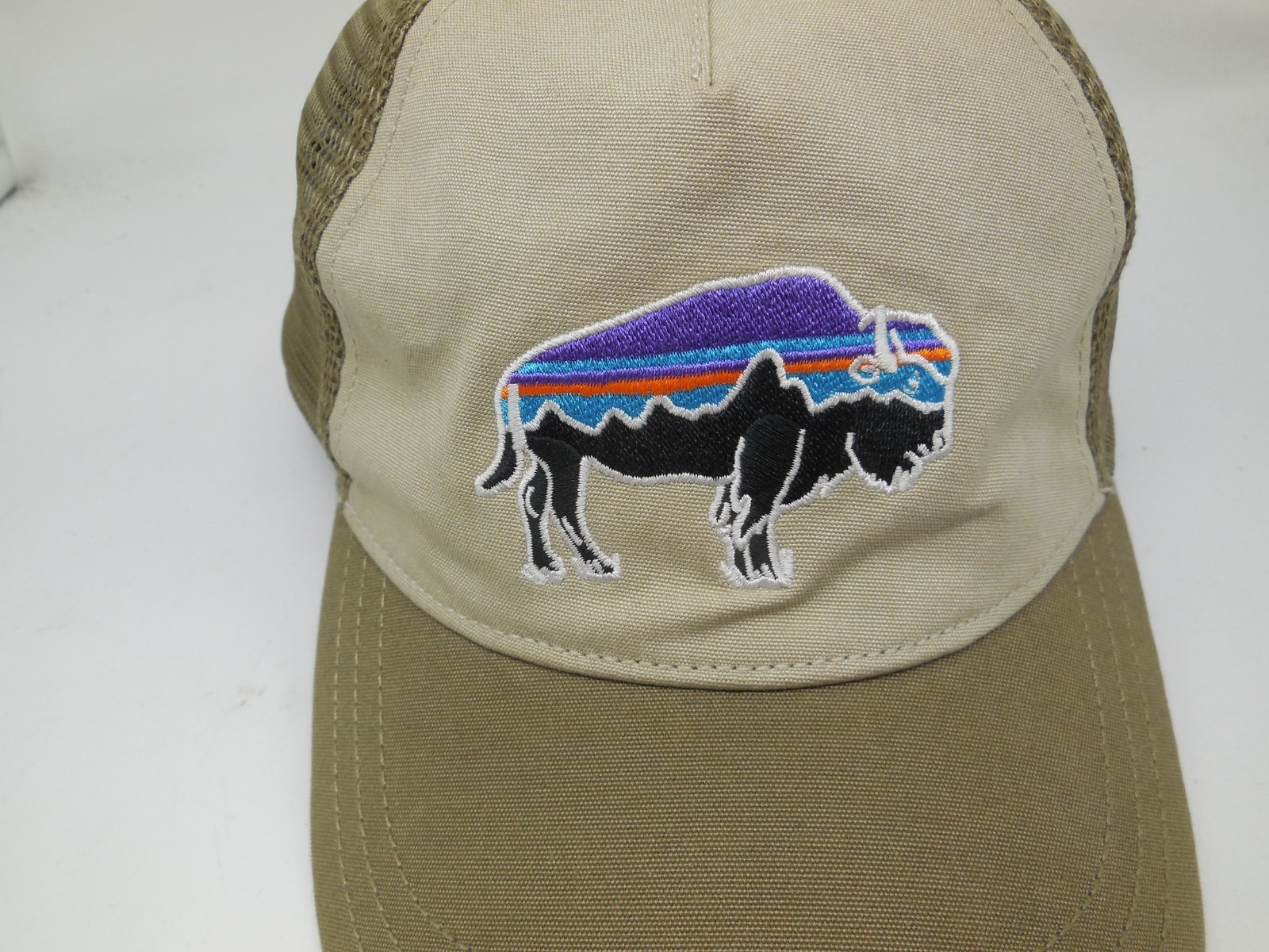 E11 Patagonia Fitz Roy Bison Trucker  Hat Mesh Snapback STY 38005 Buffalo image 3