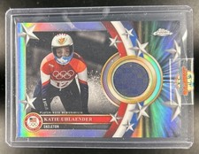 2026 Topps Chrome US Winter Olympics Katie Uhlaender Team USA Pieces #USM-KU