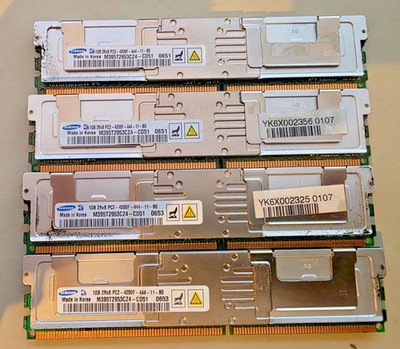 Samsung 1GB DDR2 RAM/ PC2-4200F 533 MHz/ FB-DIMM ECC/ 1-4 Stück