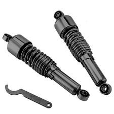 Rear Shocks Lowering Kit 10.5 Inch Preload Adjustable Compatible with Harley Spo