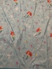 Blue Disney The Little Mermaid Twin Flat Sheet ONLY Ariel