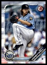 2019 Bowman Prospects Brent Honeywell Tampa Bay Rays #BP-88