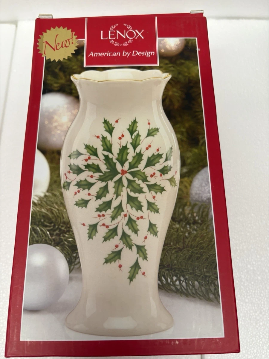 LENOX レノックス Holiday Vase クリスマス ホリデー ベース LENOX レノックス Holiday Vase クリスマス ホリデー ベース Lenox