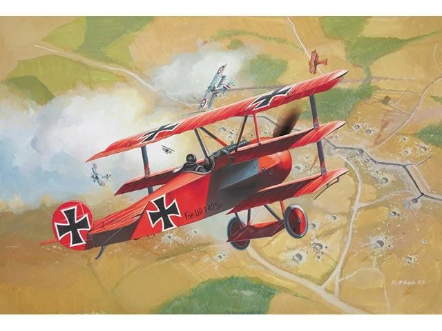 REVELL 1/72 MODEL SET FOKKER DR. 1 TRIPLANE - Immagine 3 di 4