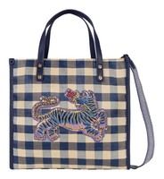 Oilily Huma Handbag Handtasche UmhäNgetasche Tasche Blueprint Dunkelblau Beige