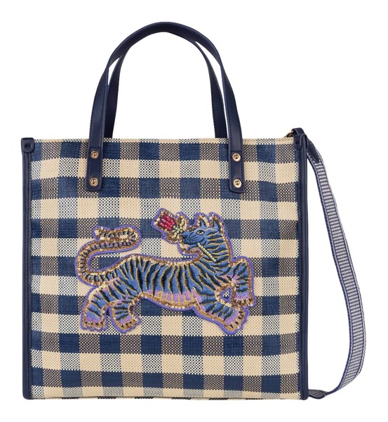 Oilily Huma Handbag Handtasche UmhäNgetasche Tasche Blueprint Dunkelblau Beige-image
