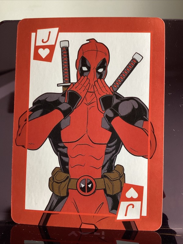 Marvel Deadpool playing card  by Aquarius Jack Of Hearts
