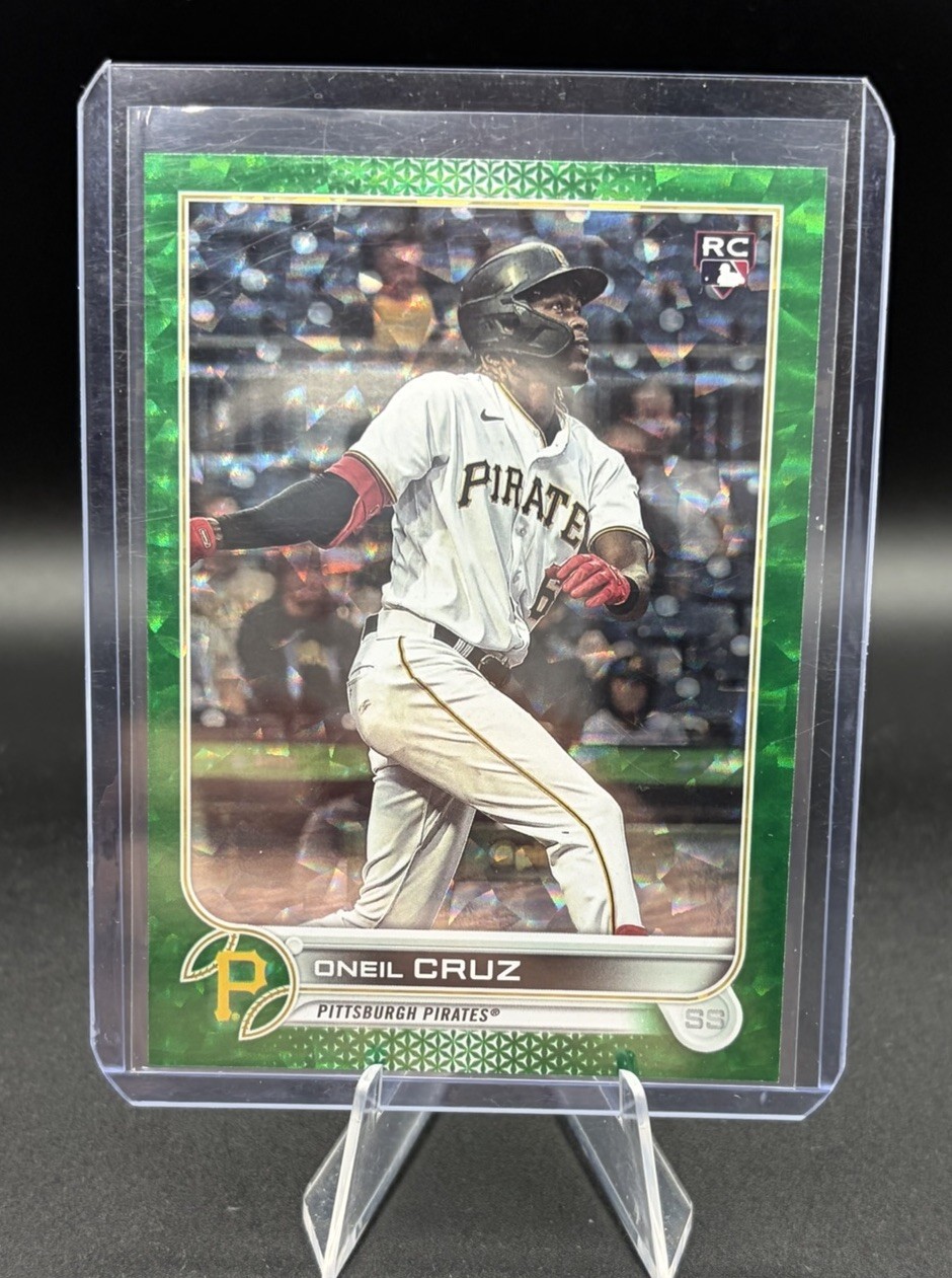 2022 Topps Green Foil /499 Oneil Cruz #537