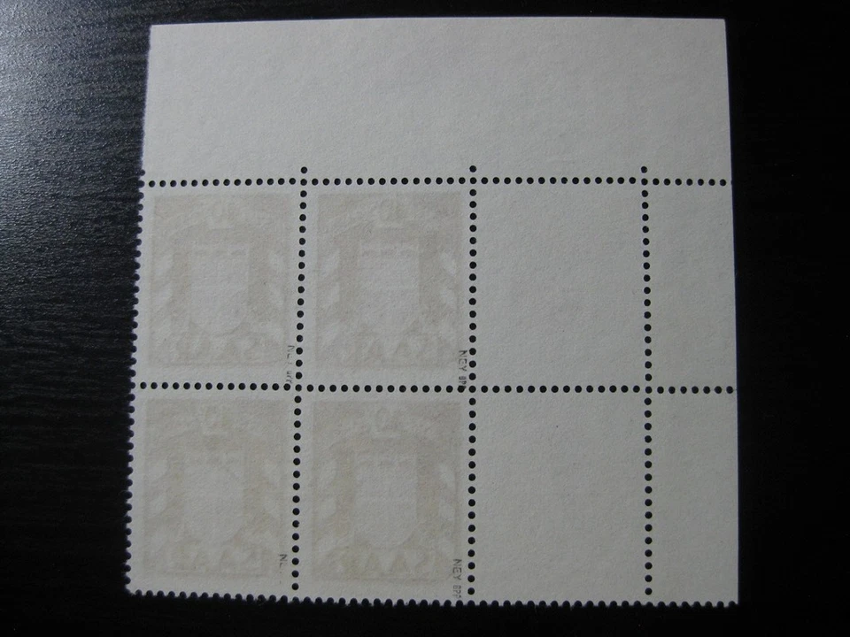 SAAR SAARLAND Mi. #33 L scarce used stamp block of 4 (expertized Ney) CV $237.50 - Image 2 of 2