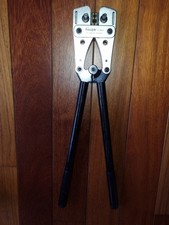 HAUPA 210850 Cable Lug Crimping Tool with built-in rotary die. hexagonal clamp.