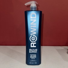 Rewind Brazilian Blowout Anti-Aging Reparative Salon Hair Treatment 34oz NEW