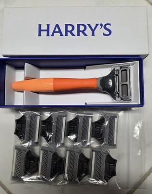 Harry's 5 Blade Men's Razor Set - Bright Orange