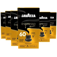 60ct Espresso Maestro Lungo Coffee Capsules Compatible with Nespresso Original