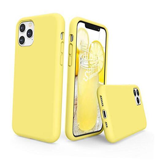 Compatible with iPhone 11 Pro Case 5.8 inches, Thickened Liquid Yellow