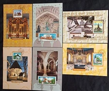 Sweden 1997 Maxi maximum cards  Churches. Engraver Slania.6 cards.