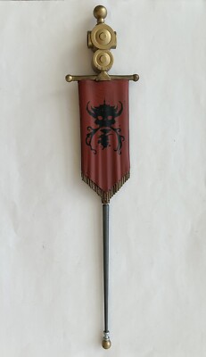 Four Horsemen MYTHIC LEGIONS  Wal-Torr's CABAL BANNER STANDARD FLAG + POLE SET