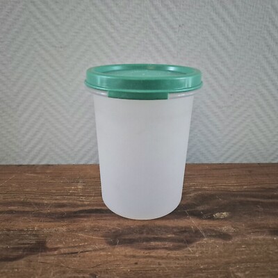 Tupperware Modular Mates runder Vorratsbehälter #1606 grüne Dichtung