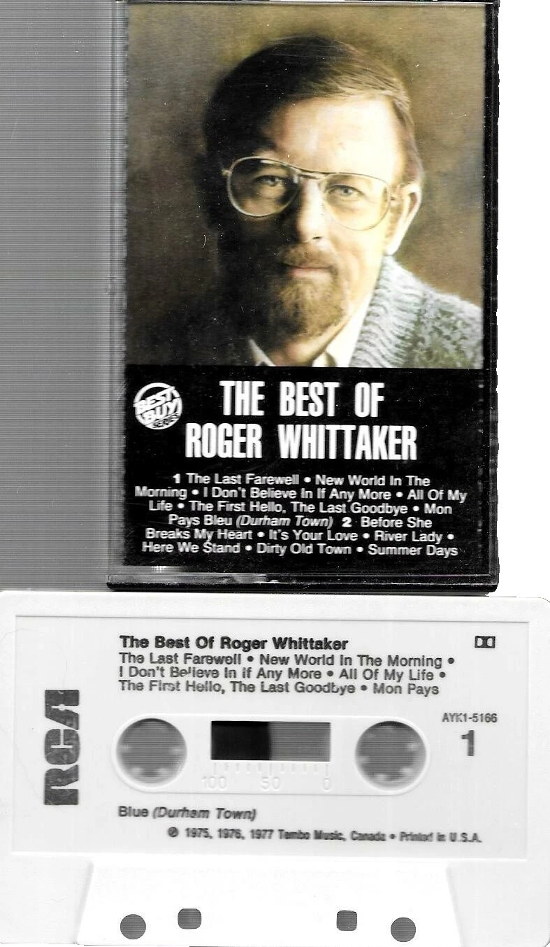 Roger Whittaker Very Good Plus (VG +) Condition Music Cassettes