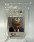 Donald Trump WANTED FOR President  1  Oz .999 Silver Bar  BU In Plastic, R-A-R-E