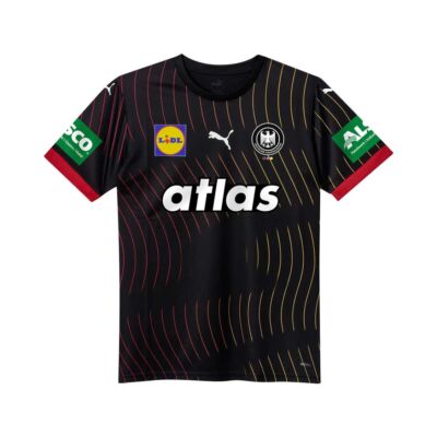 Puma DHB Handball Auswärtstrikot schwarz Deutschland Away Jersey Shirt 