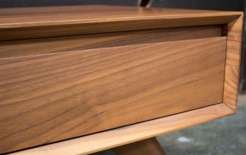 Copenhagen – 600mm Lamp Table – Solid American Walnut Timber - Picture 6 of 6