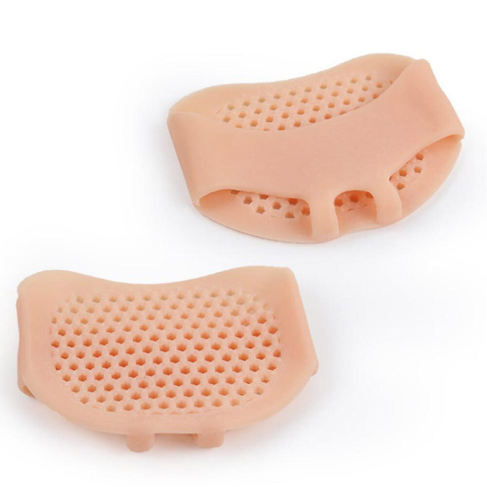 2 Silikon Gel Vorfuß Ballen Polster Ballenkissen Fußpad Ballen Fußsohle Schutz