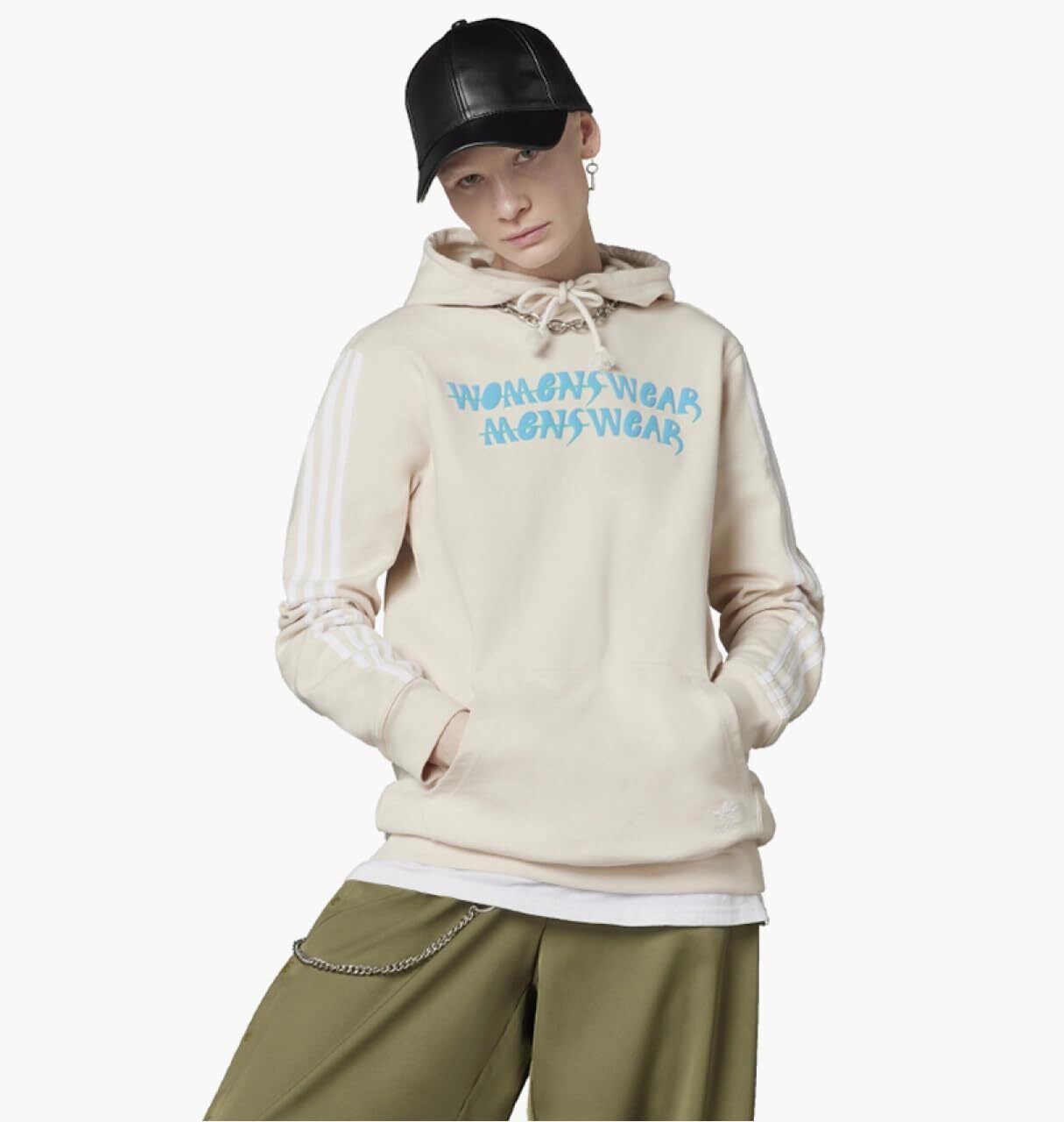 толстовка с капюшоном adidas Originals Always Original, Чудо-белая