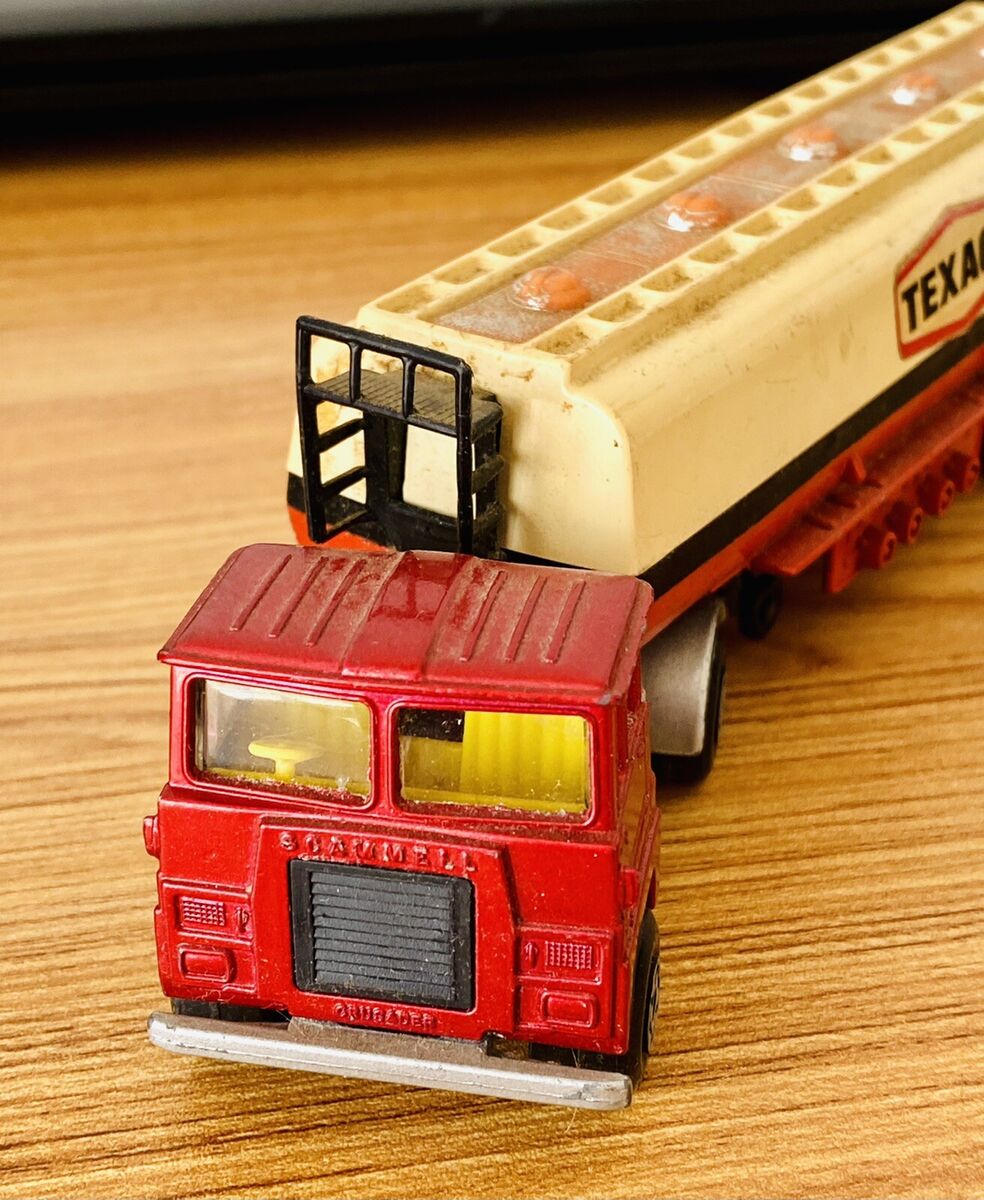 1973 Matchbox Super Kings Texaco Tanker with Scammell 1973 Matchbox Super Kings Texaco Tanker with Scammell