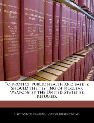 United States Congre - To protect public health and safety should the - X555z