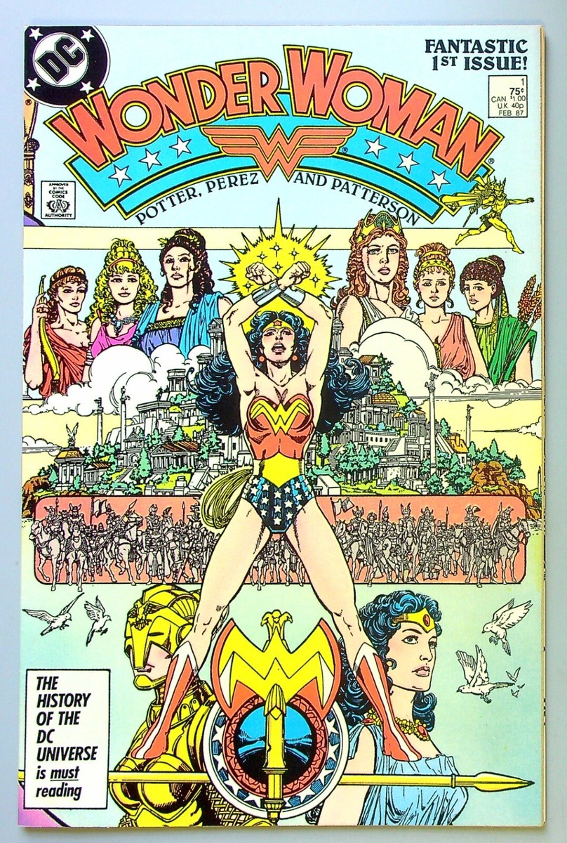 Wonder Woman #1 ~ DC 1987 ~ 1st app Queen Hippolyta - George Pérez