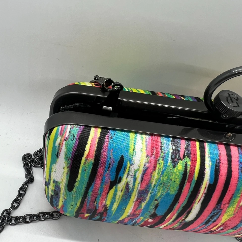 Prabul Gurung para Target colorido bolso de mano cadena colorido metal duro resorte Foto 2 de 4