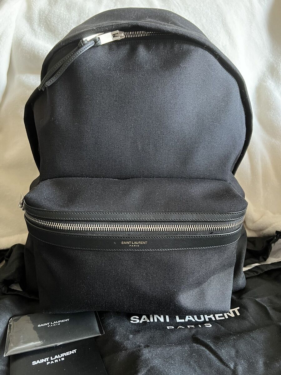 AUTHENTIC Saint Laurent Paris YSL City Backpack