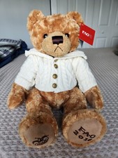 NWT FAO Schwarz Teddy Bear Cardigan 2016 Plush Stuffed Toy Collectible Toys R Us