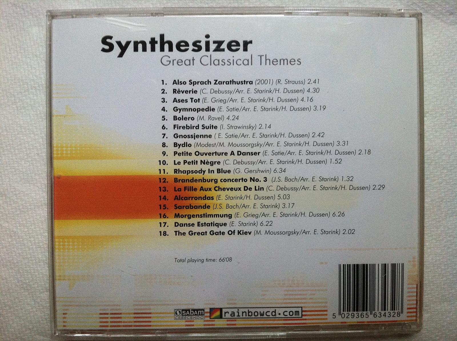 Various Synthesizer, Great Classical Themes (CD)