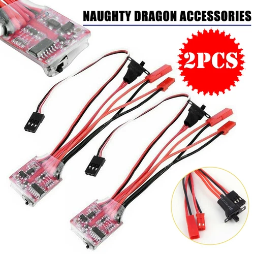 2stk 30A Brushed Fahrregler Fahrtenregler Speed Controller ESC für Auto RC Truck - Bild 1 von 6
